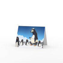 Polar Penguin Note Card