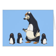 Polar Penguin Note Card