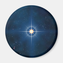 Polar Star Fridge Magnet