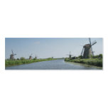Polder Windmills Landscape Holland Photo Bookmarks business cards