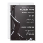 Pole Dancer Bachelor Party Invites