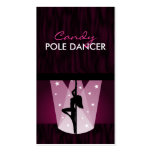 Pole Dancer Business Card business cards