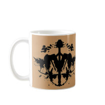 Pole Dancing Stripper Ink Blot Coffee Mugs