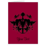 Pole Dancing Stripper Inkblot cards