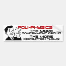 Poli-Physics 101 Bumper Stickers