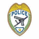 Police Badge embroidered shirts