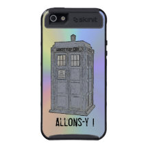 Police Call Box Allons-Y Skinit Phone Case Case For iPhone 5