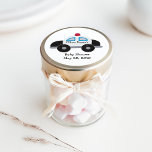 Police Car Baby Shower or Birthday Favour Sticker
