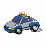 Police Car embroidered shirts