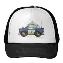 Police Car Law Enforcement Trucker Hat