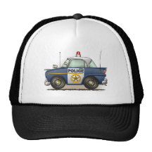 Police Car Police Crusier Cop Car Hat