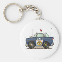 Police Car Police Crusier Cop Car Key Chain