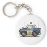 Police Car Police Crusier Cop Car Key Chain keychains