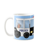 Police car USA mugs