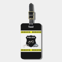 Police Crime Scene Bag Tag