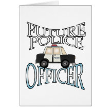 Police Cruiser Future Police Officer Greeting Card