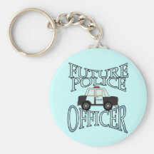 Police Cruiser Future Police Officer Keychain