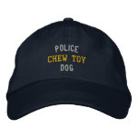 Police Dog Chew Toy embroidered hats