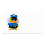 Police Duck business cards