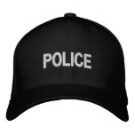 police embroidered hats