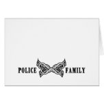 Police Family Tattoos Greeting Card