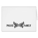 Police Family Tattoos cards