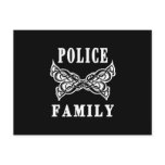 Police Family Tattoos postcards