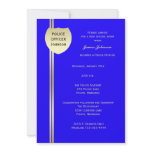 Police Graduation Invitations - Police Badge