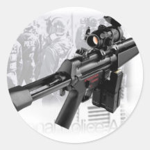 Police Gun Stickers