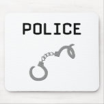 Police Handcuffs Mousepad