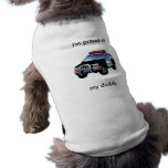 Police "I'm proud of my (daddy)" Cat/Dog T-Shirt pet clothing