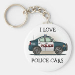 Police Interceptor Car Cop Car Keychain