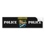 Police K9 Submission bumper stickers