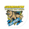 Police K9 Submission stickers