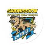 Police K9 Submission stickers