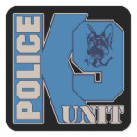 Police K9 Unit Dog stickers
