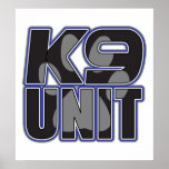 Police K9 Unit Paw Print