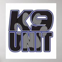 Police K9 Unit Paw Print