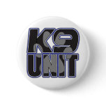 Police K9 Unit Paw Print buttons