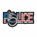 Police Logo embroidered shirts