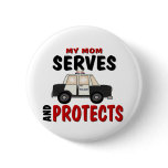 Police Mum buttons