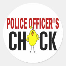 Police Officer’s Chick 1 Stickers
