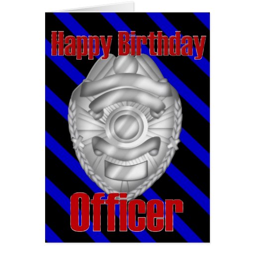 police-officer-sheriff-badge-happy-birthday-card-zazzle