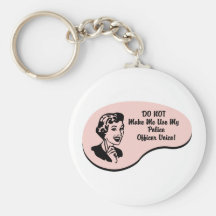 Police Officer Voice Key Chains
