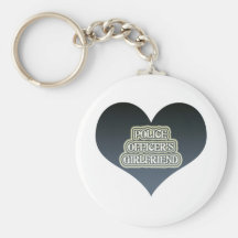 Police Officer's Girlfriend Keychains