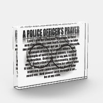 POLICE OFFICERS PRAYER AWARD awards