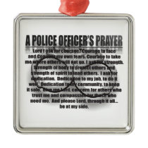 POLICE OFFICERS PRAYER ORNAMENT ornaments