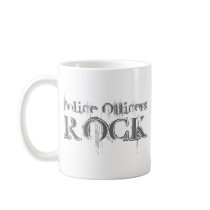 Police Officers Rock Coffee Mug