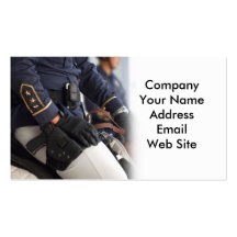 Police on Horseback Business Card