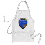 Police Serving Proudly aprons